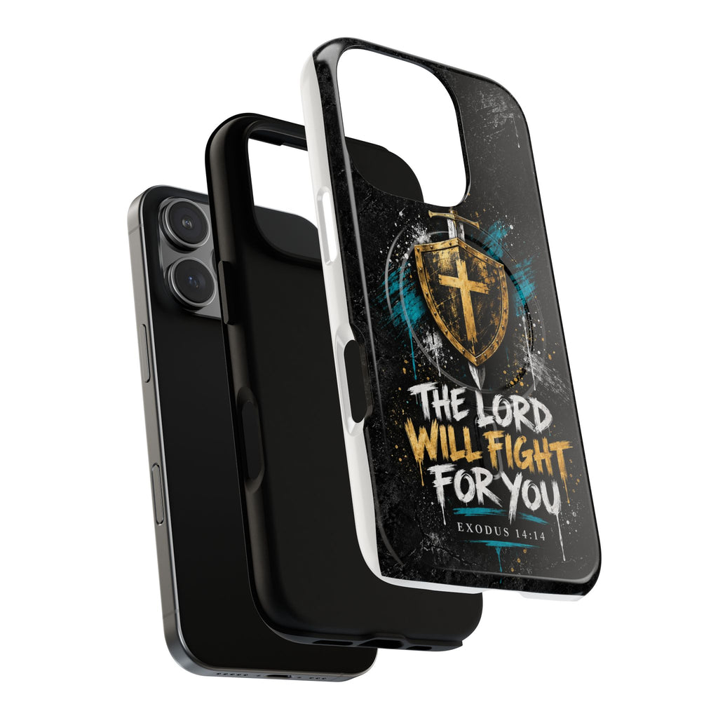 The Lord Will Fight for You Tough Magnetic Phone Case