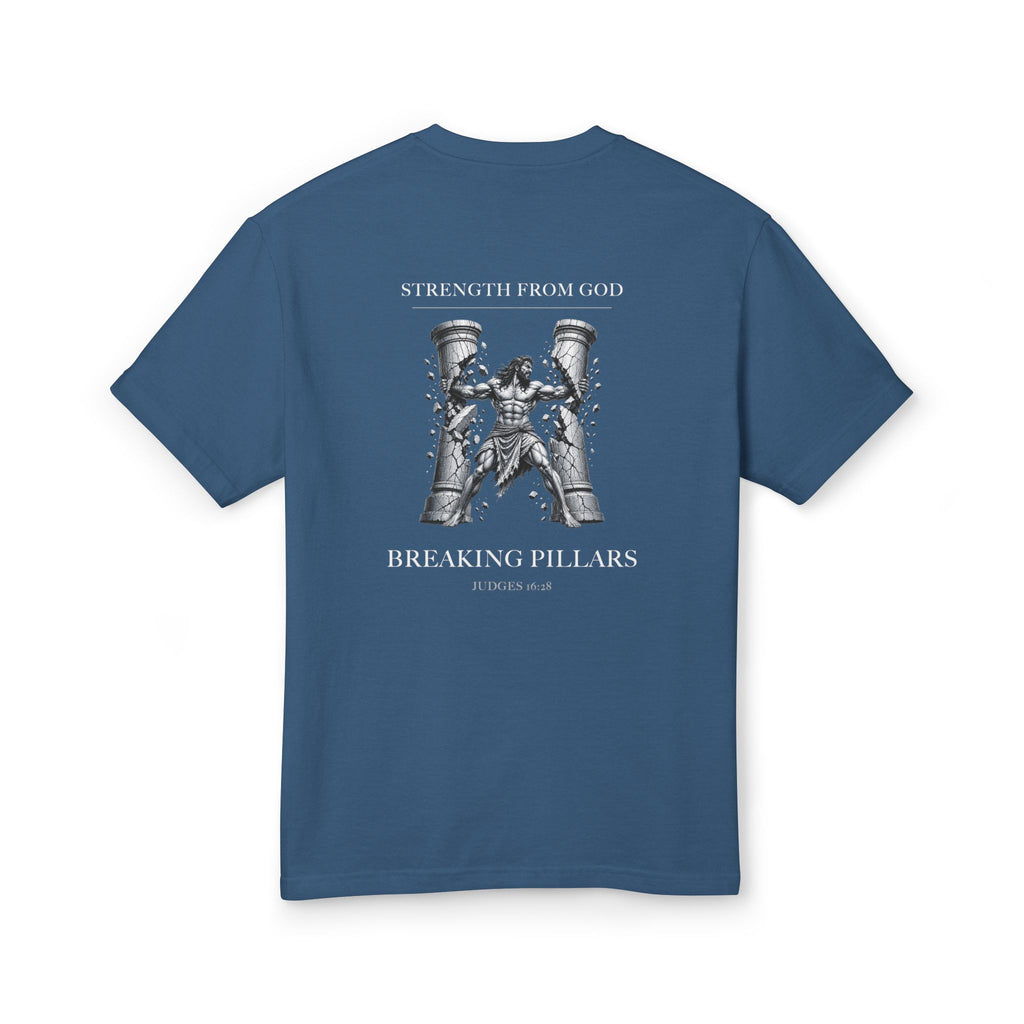 Breaking Pillars Garment-Dyed Christian Gym Tee