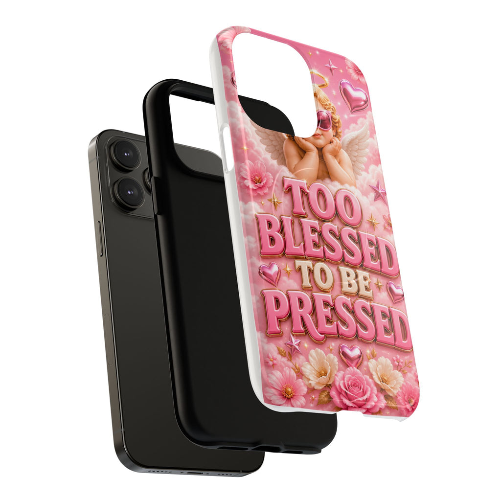 Too Blessed To Be Pressed MagSafe Tough Phone Case
