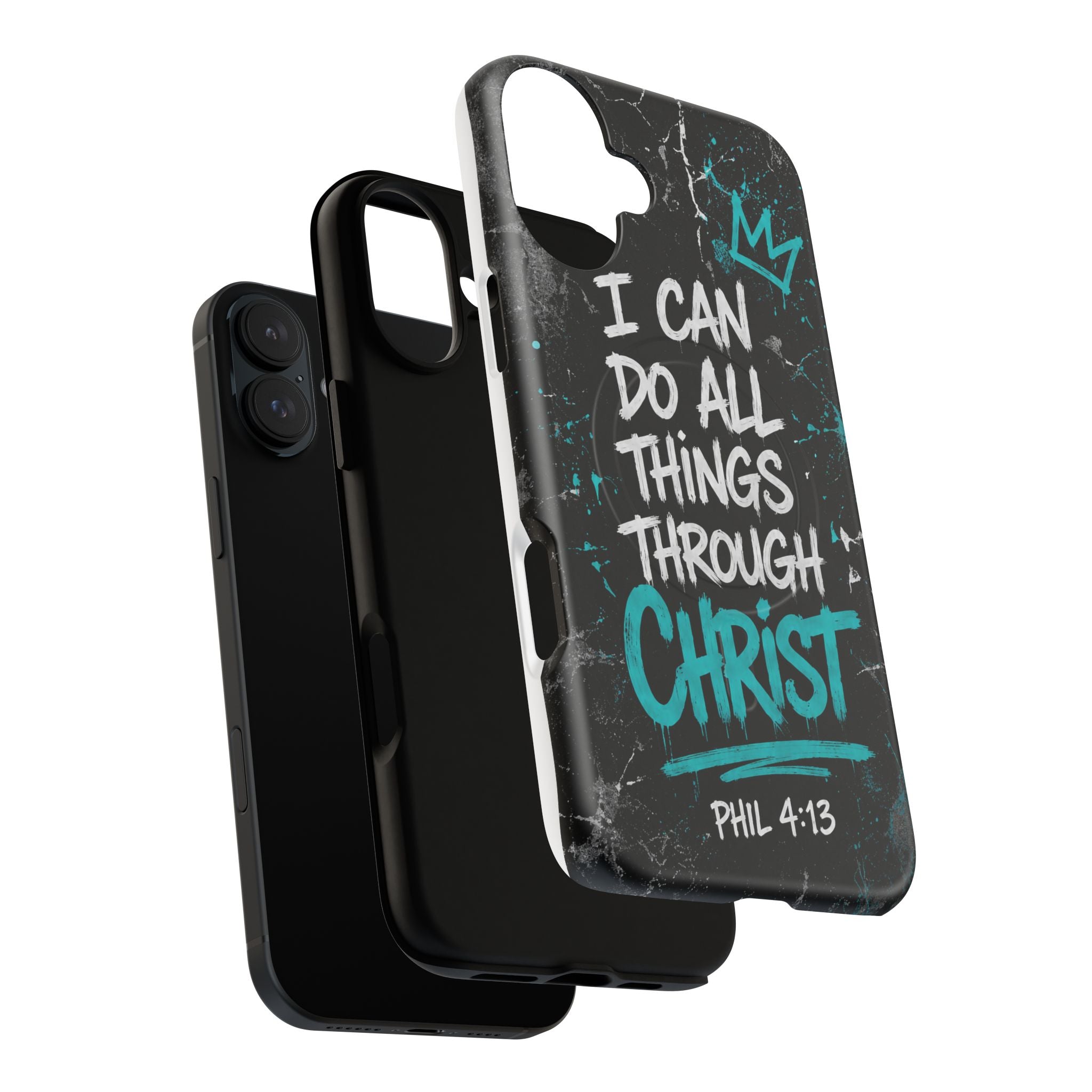 Through Christ Philippians 4:13 Tough Magnetic Phone Case