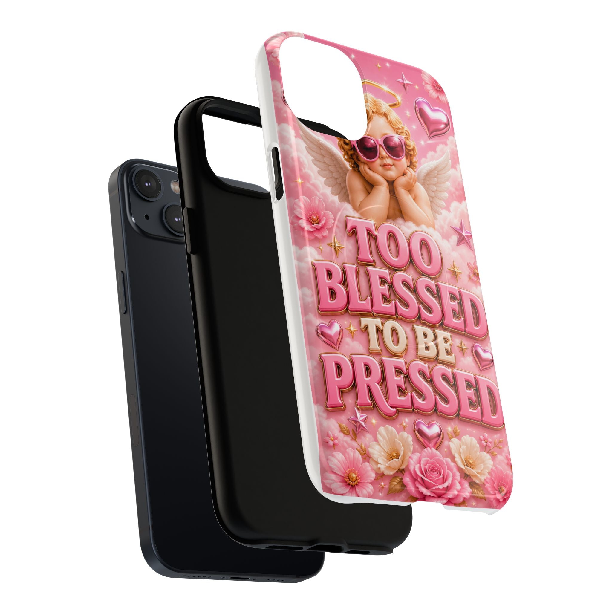 Too Blessed To Be Pressed MagSafe Tough Phone Case
