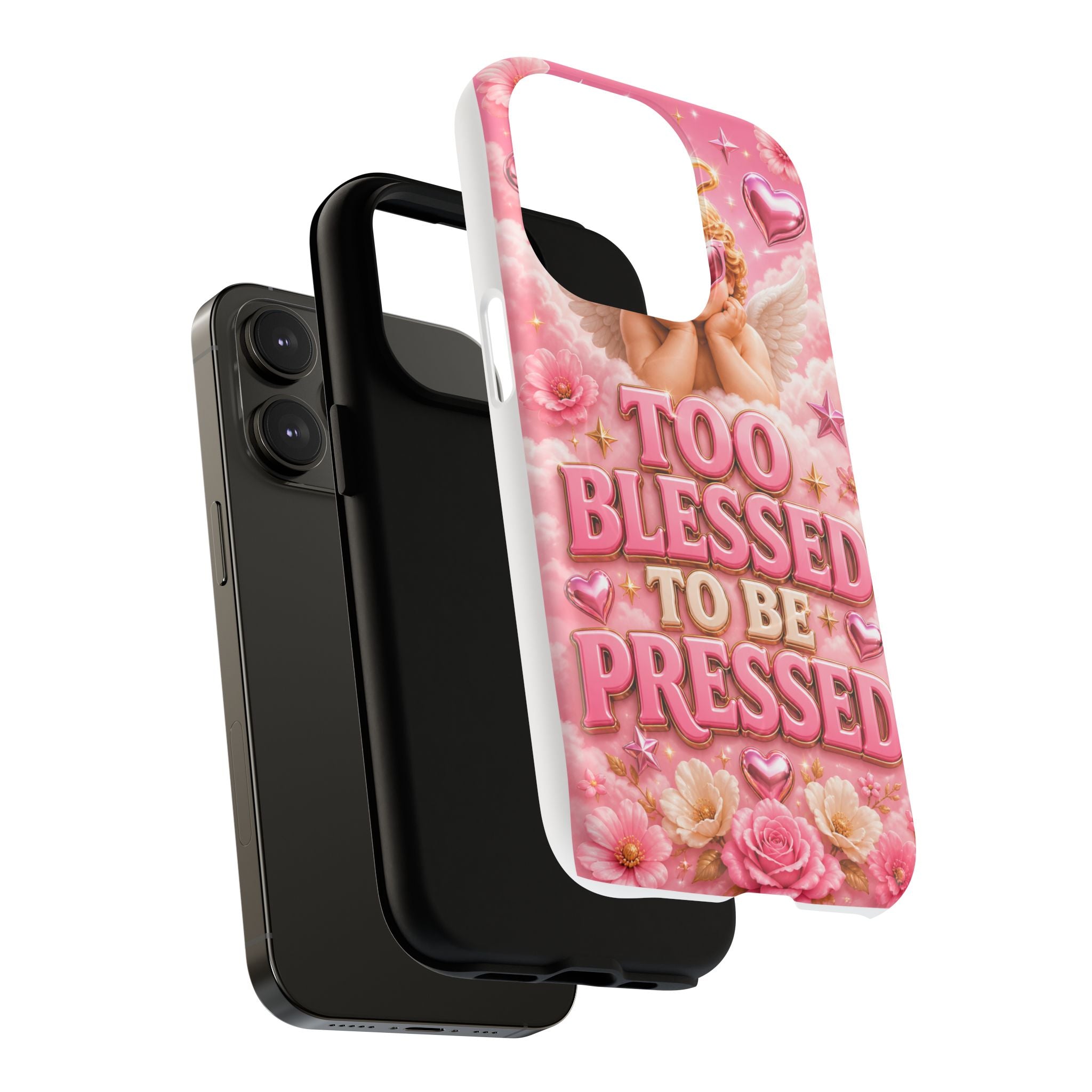 Too Blessed To Be Pressed MagSafe Tough Phone Case