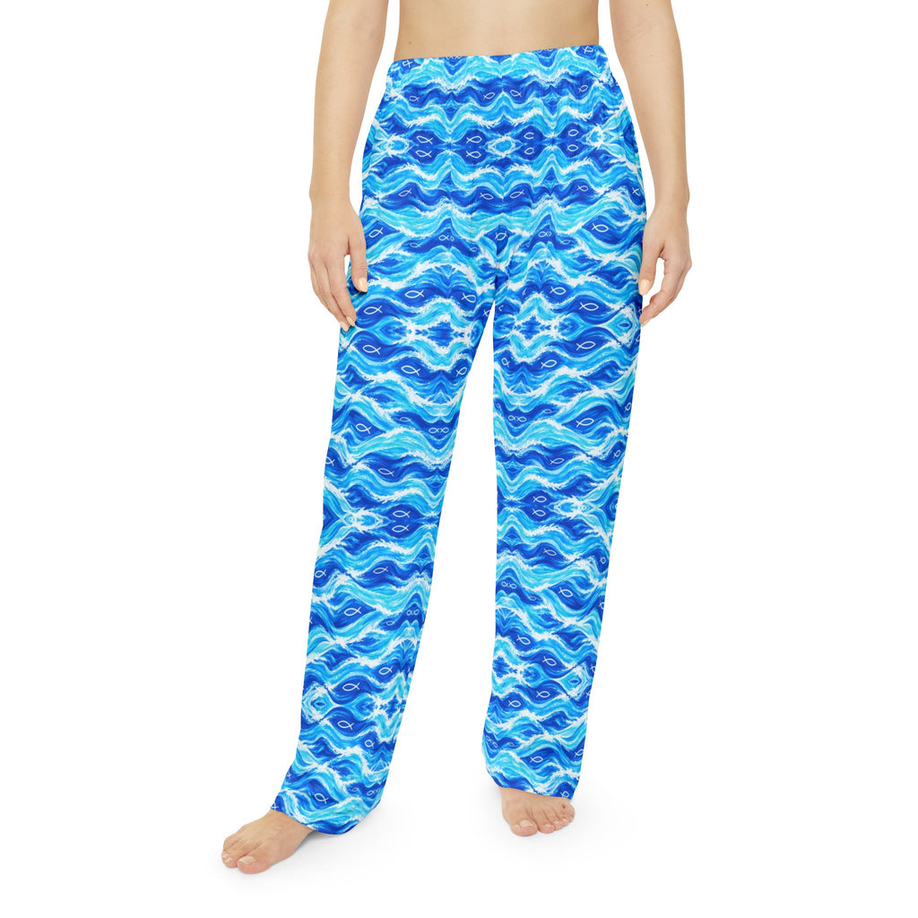 Living Water Waves Christian Pajama Pants