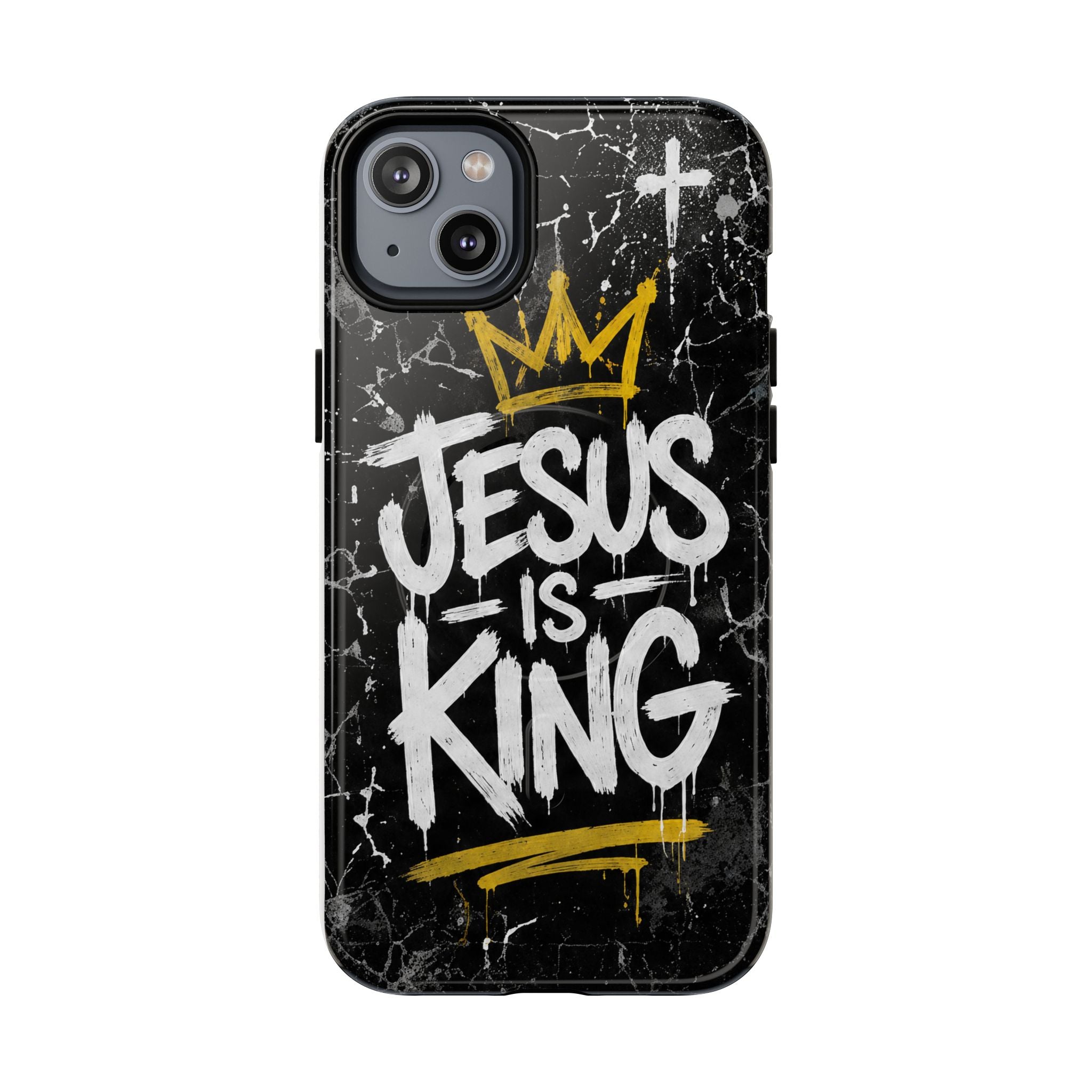 Jesus Is King Christian Graffiti Phone Case