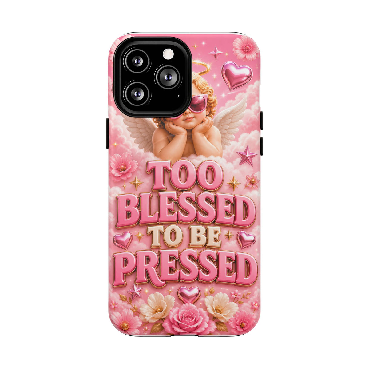 Too Blessed To Be Pressed Magsafe Phone Case