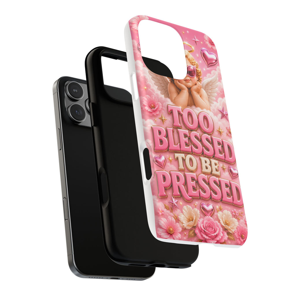 Too Blessed To Be Pressed MagSafe Tough Phone Case