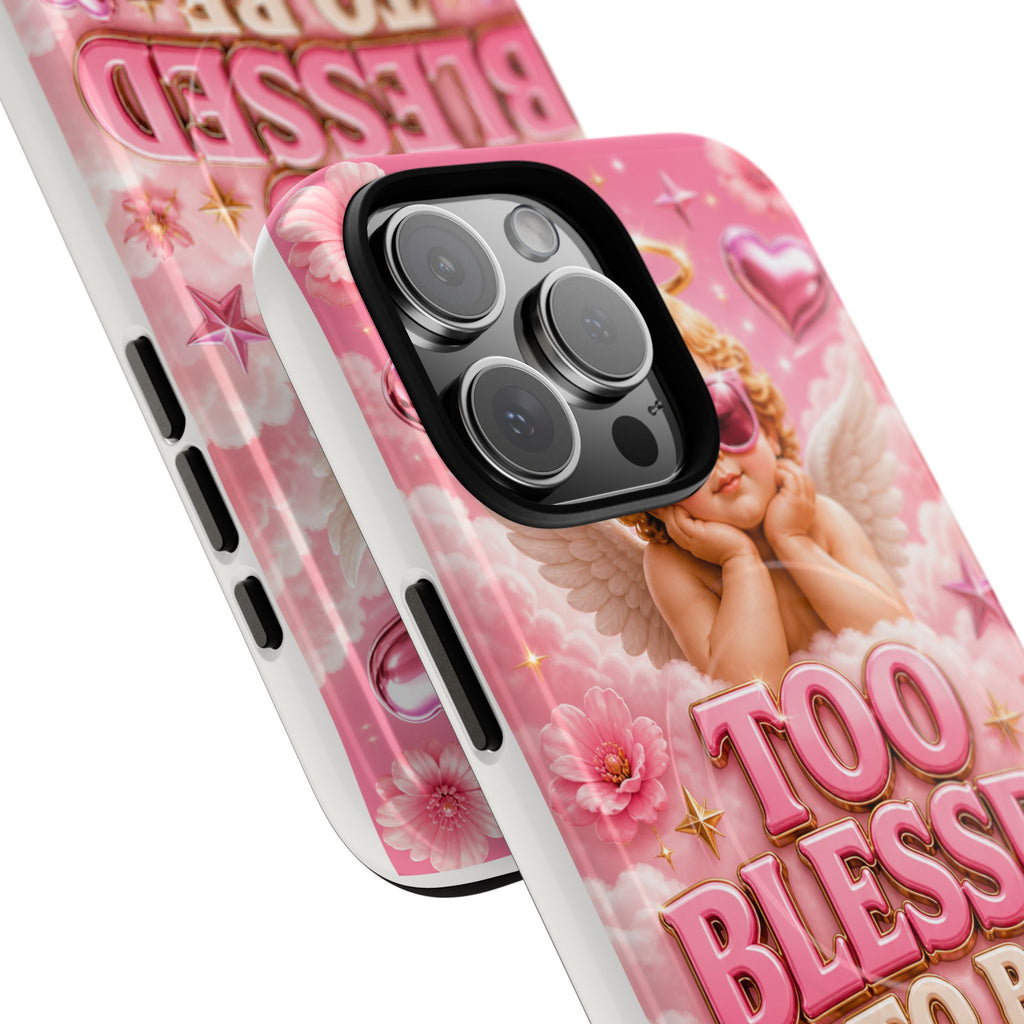Too Blessed To Be Pressed MagSafe Tough Phone Case