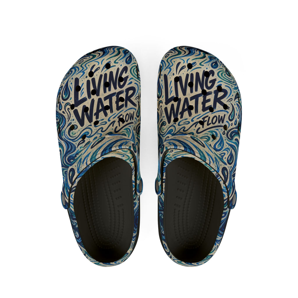 Living Water EVA Foam Clogs (AOP)