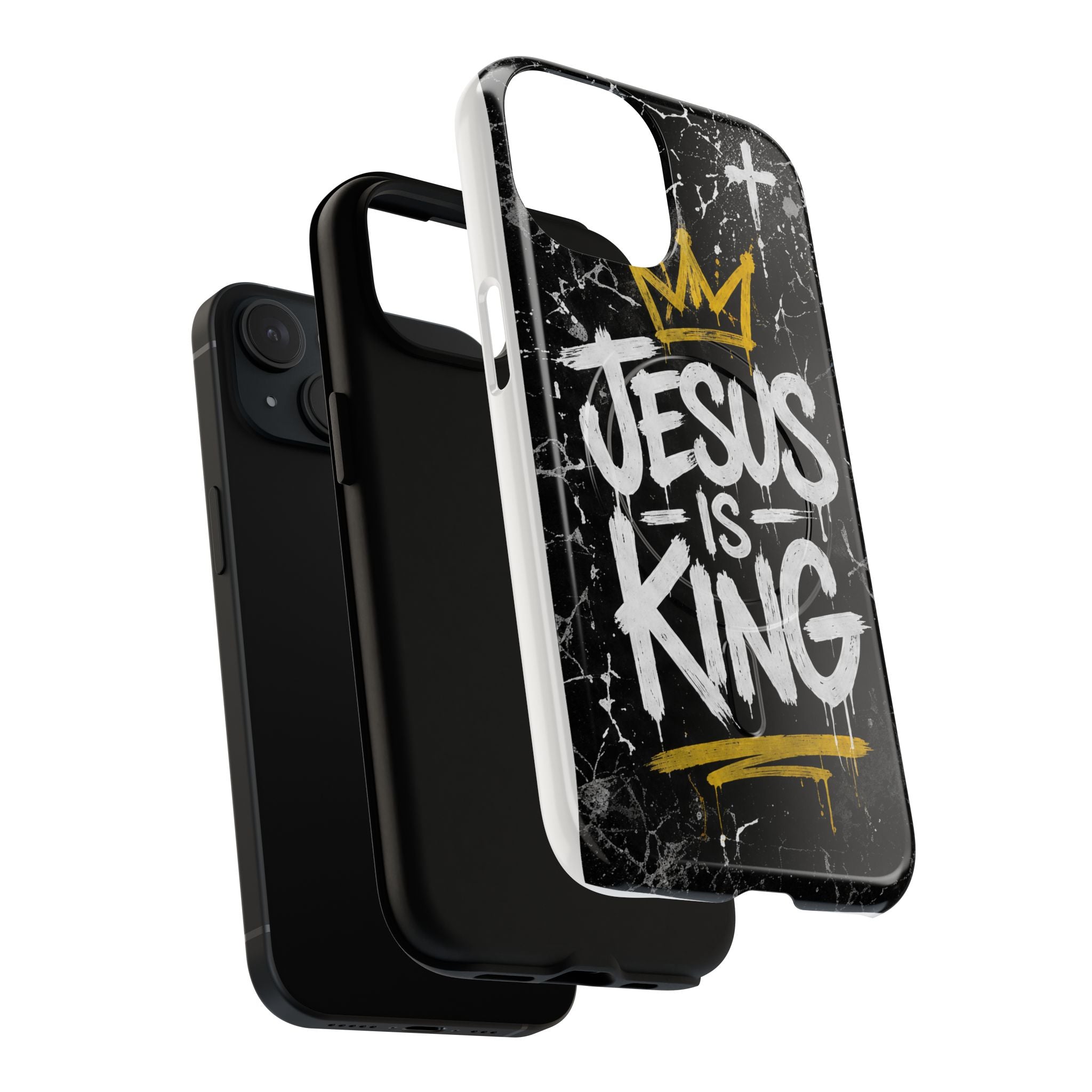 Jesus Is King Christian Graffiti Phone Case