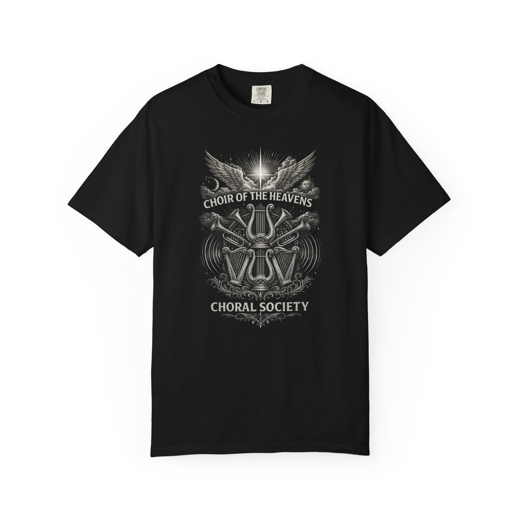 Choir of the Heavens Shirt, Christian Choir Tee, Choral Society Music Shirt, Worship Team Gift, Vintage Angel Music Tee, Church Musician