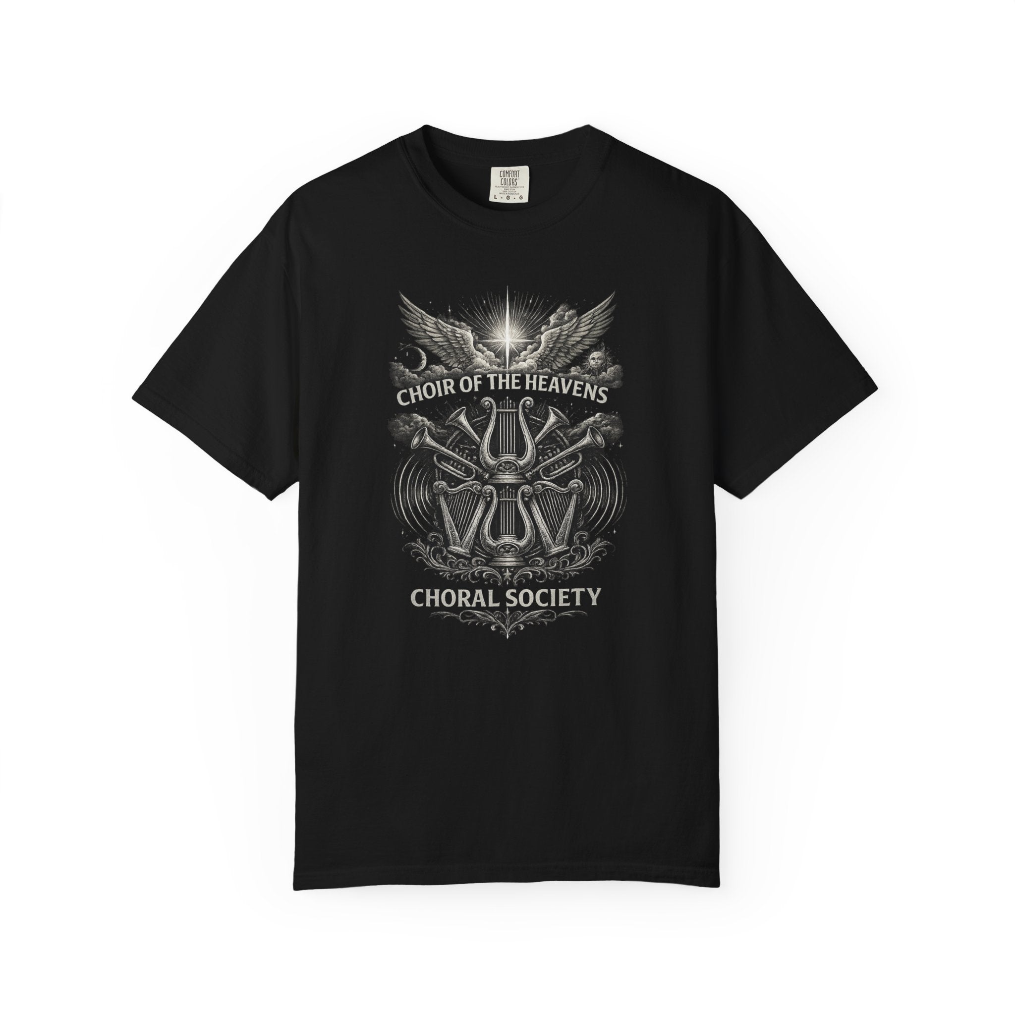 Choir of the Heavens Shirt, Christian Choir Tee, Choral Society Music Shirt, Worship Team Gift, Vintage Angel Music Tee, Church Musician