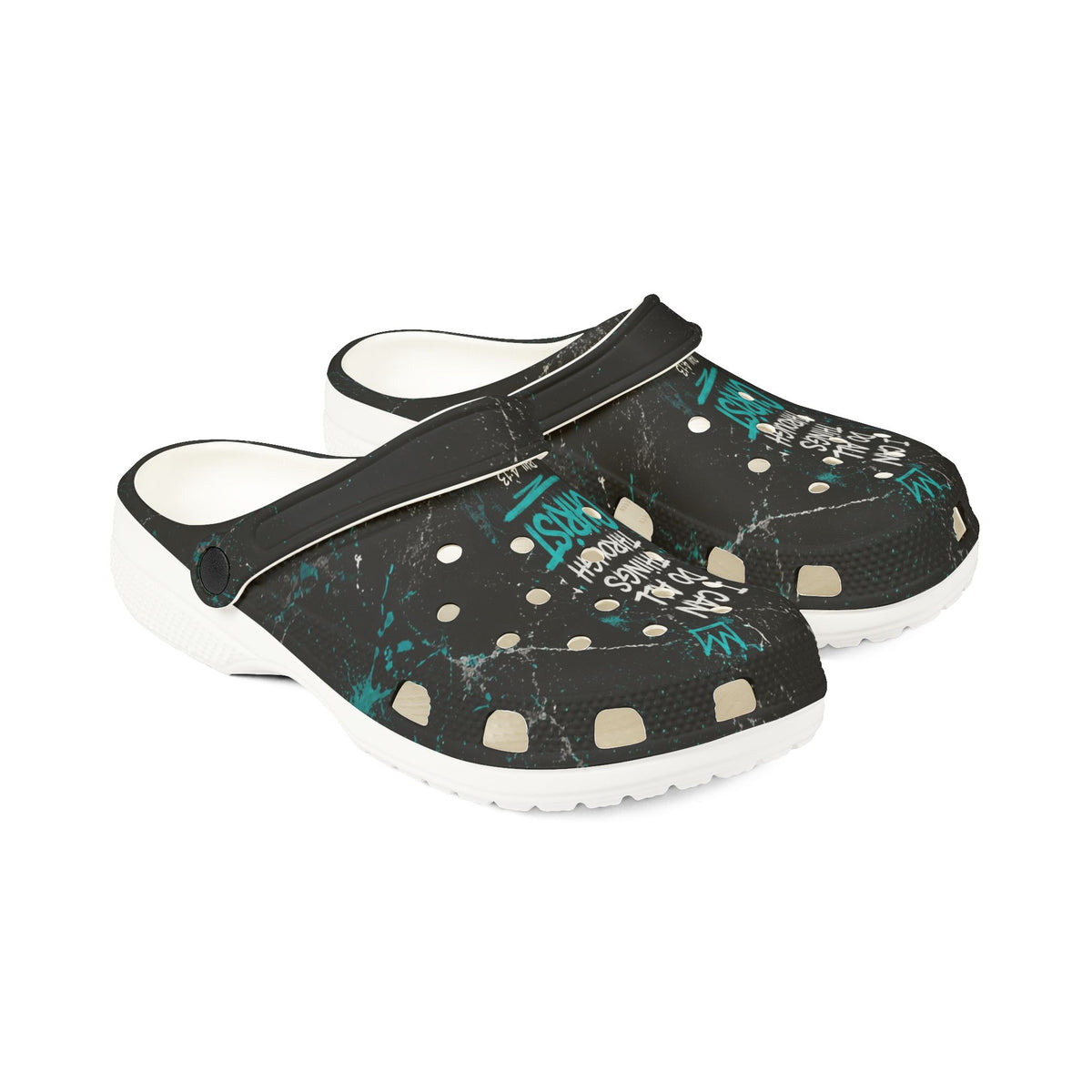 Through Christ EVA Foam Clogs (AOP)
