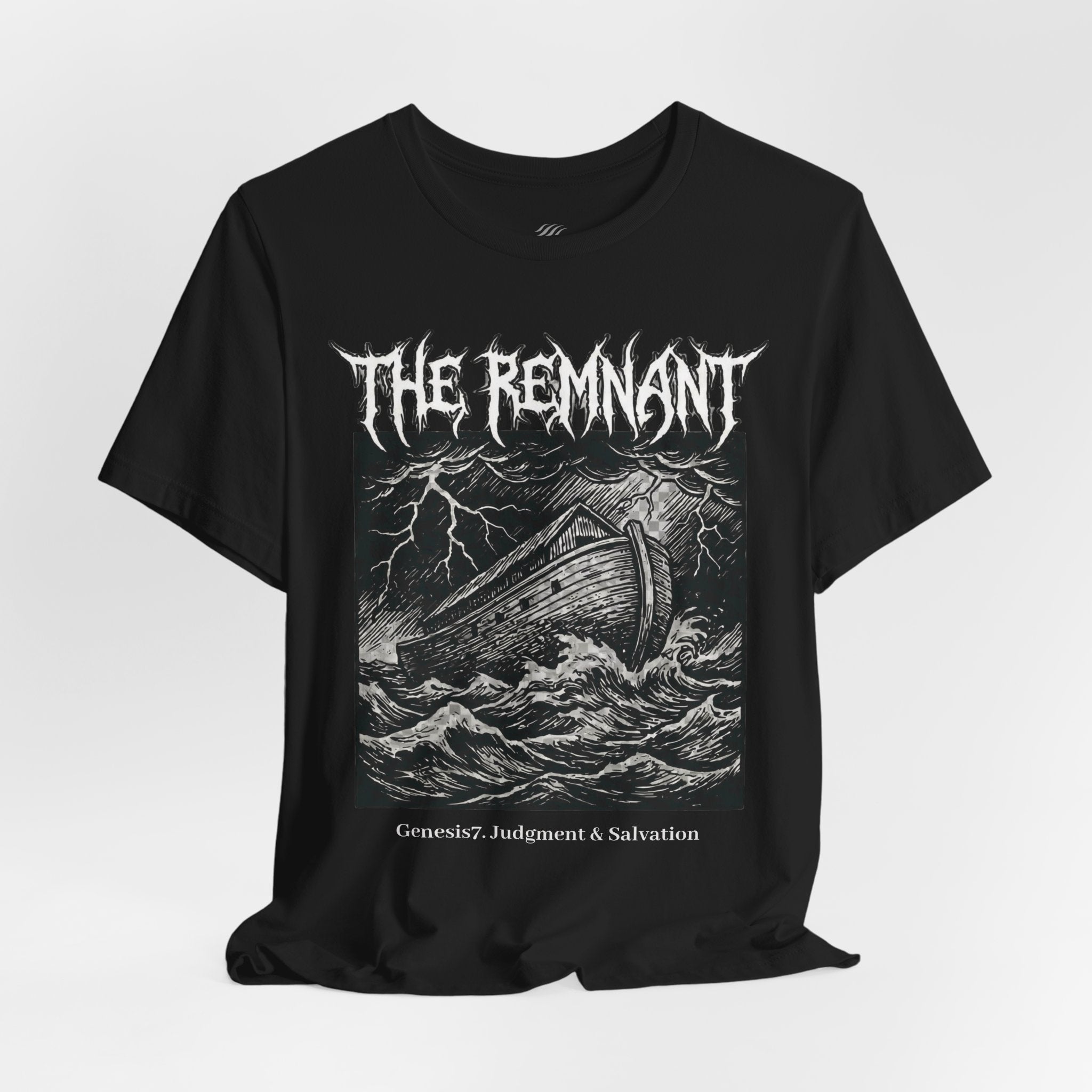 The Remnant Noahs Ark Shirt, Christian Streetwear Graphic Tee, Covenant Judgment Salvation, Gothic Faith T Shirt, Unisex