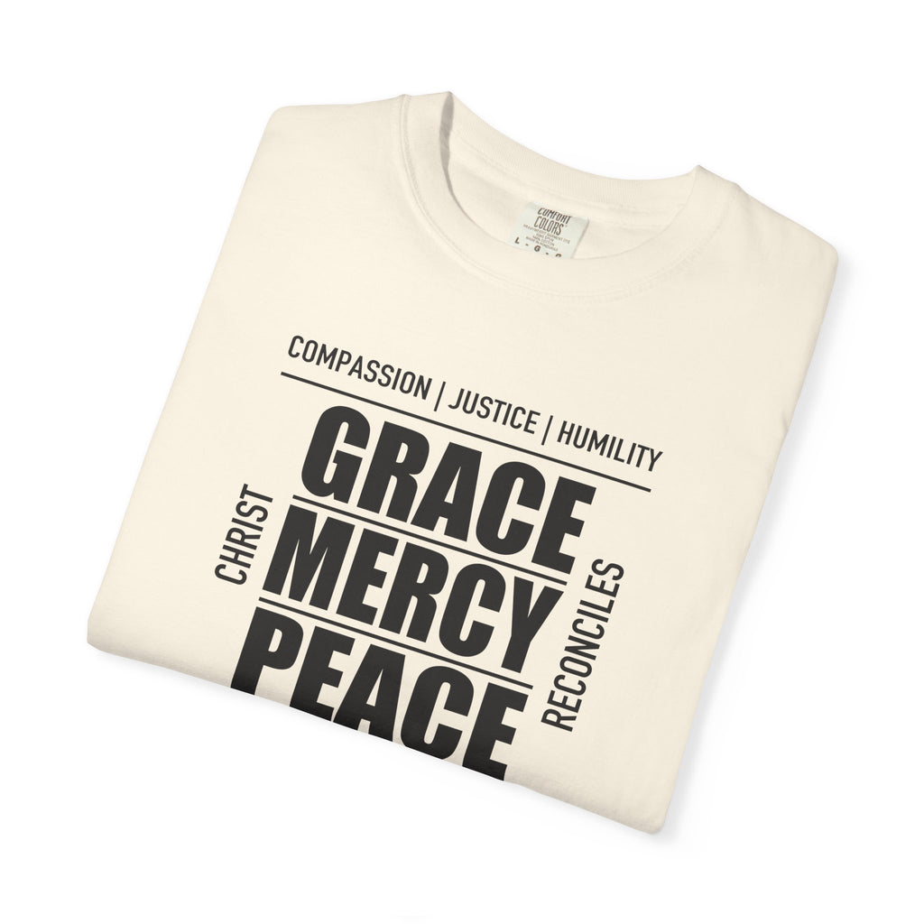Grace Mercy Peace | Christian Tee