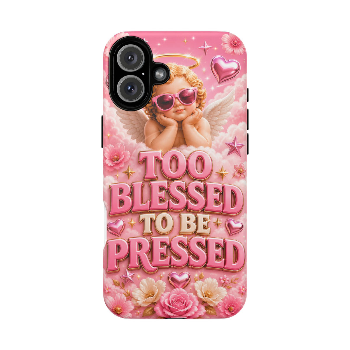 Too Blessed To Be Pressed Magsafe Phone Case