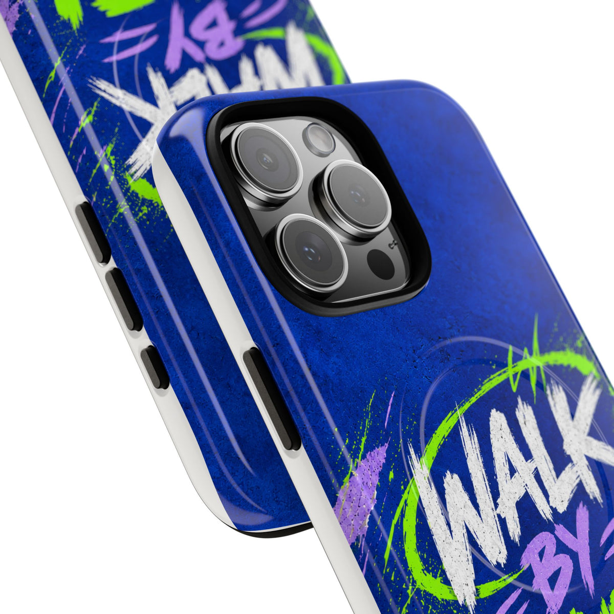 Walk by Faith Not by Screen Time Christian Tough Magnetic Phone Case