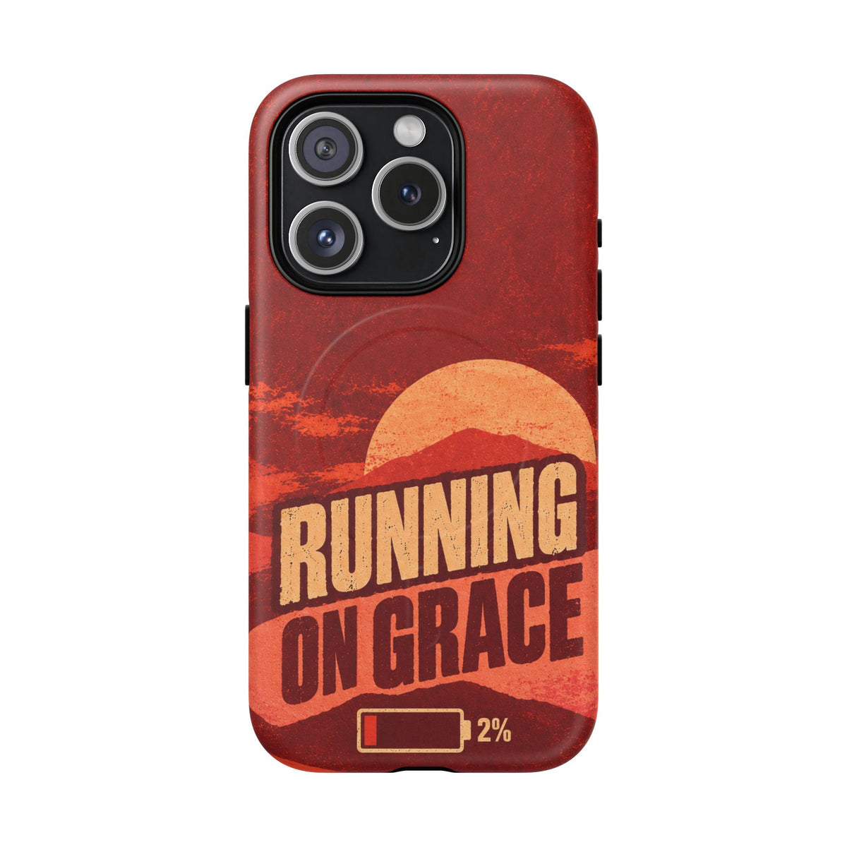 Running on Grace Christian Tough Magnetic Phone Case