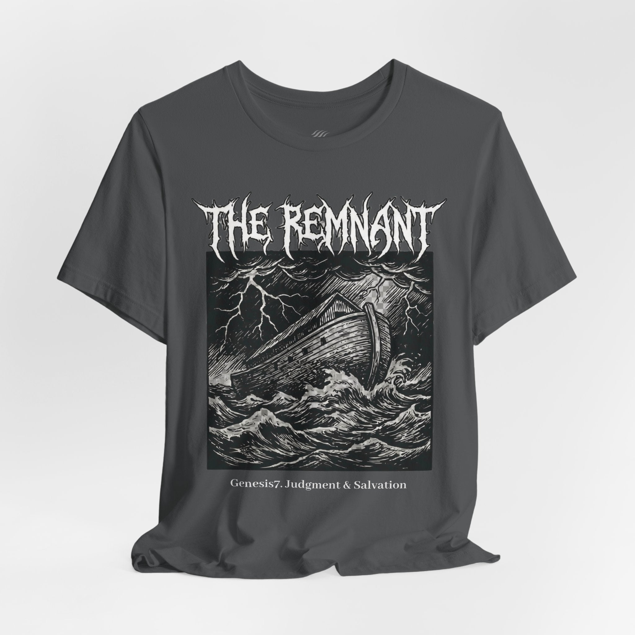 The Remnant Noahs Ark Shirt, Christian Streetwear Graphic Tee, Covenant Judgment Salvation, Gothic Faith T Shirt, Unisex