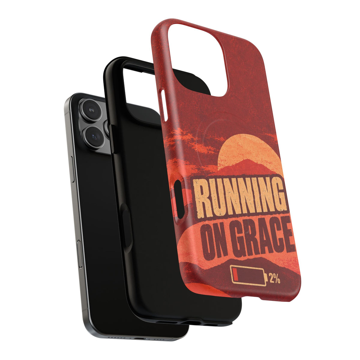 Running on Grace Christian Tough Magnetic Phone Case
