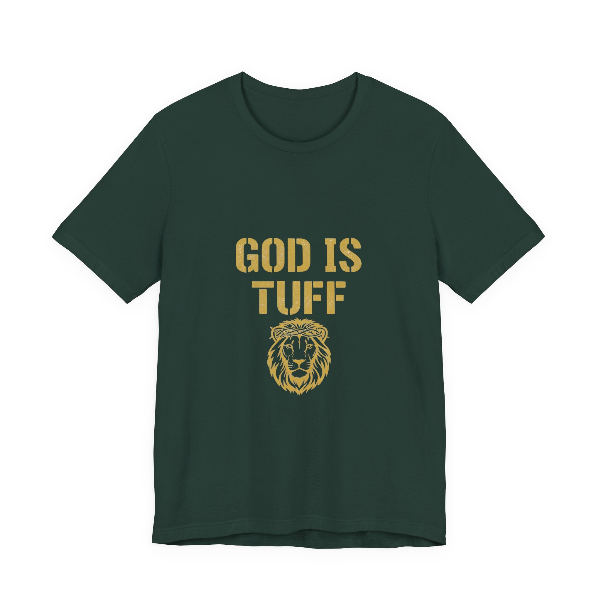 God Is Tuff Unisex Tee, Inspirational Shirt, Christian Apparel, Motivational Top, Bible Verse Tee, Faith-Based Fashion