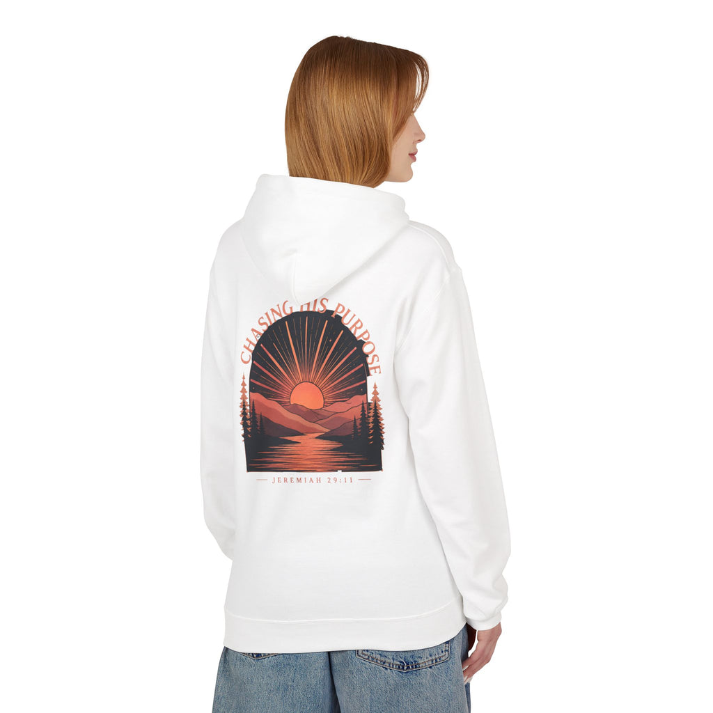 Chasing His Purpose Hoodie, Jeremiah 29:11 Hoodie, Christian Hoodie, Faith Based Sweatshirt, Christian Streetwear, Religious Gift