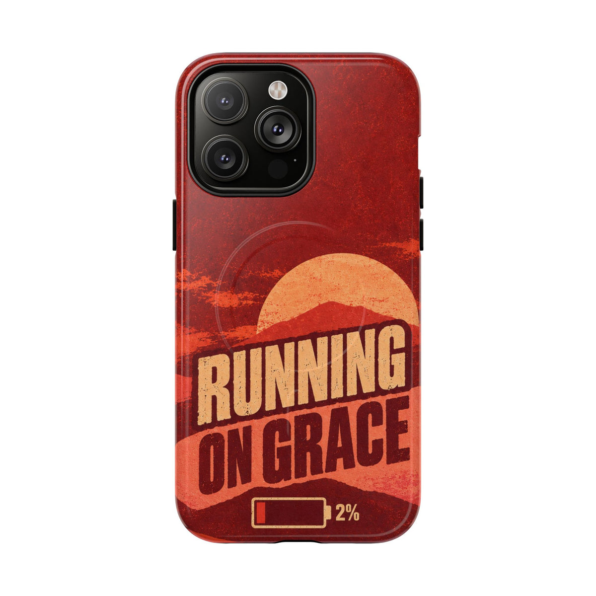 Running on Grace Christian Tough Magnetic Phone Case