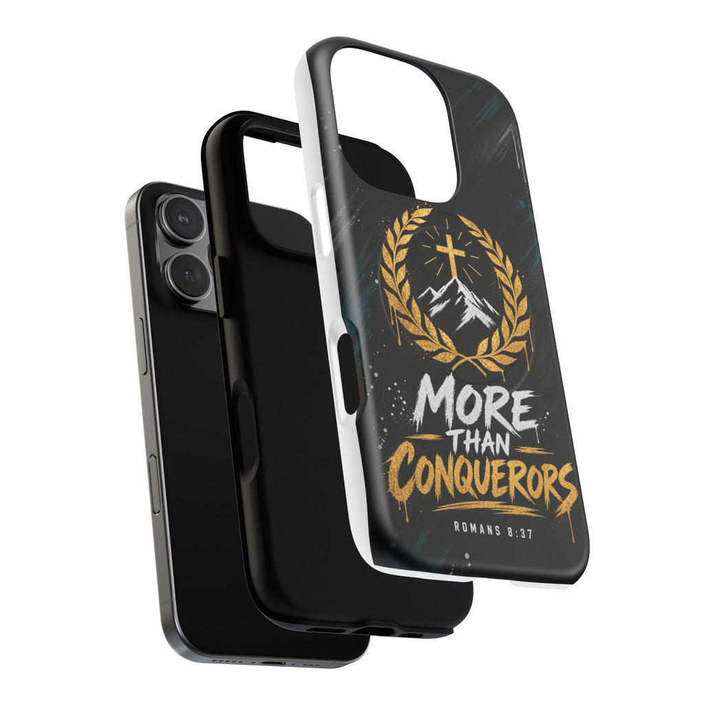 More Than Conquerors Tough Magnetic Phone Case