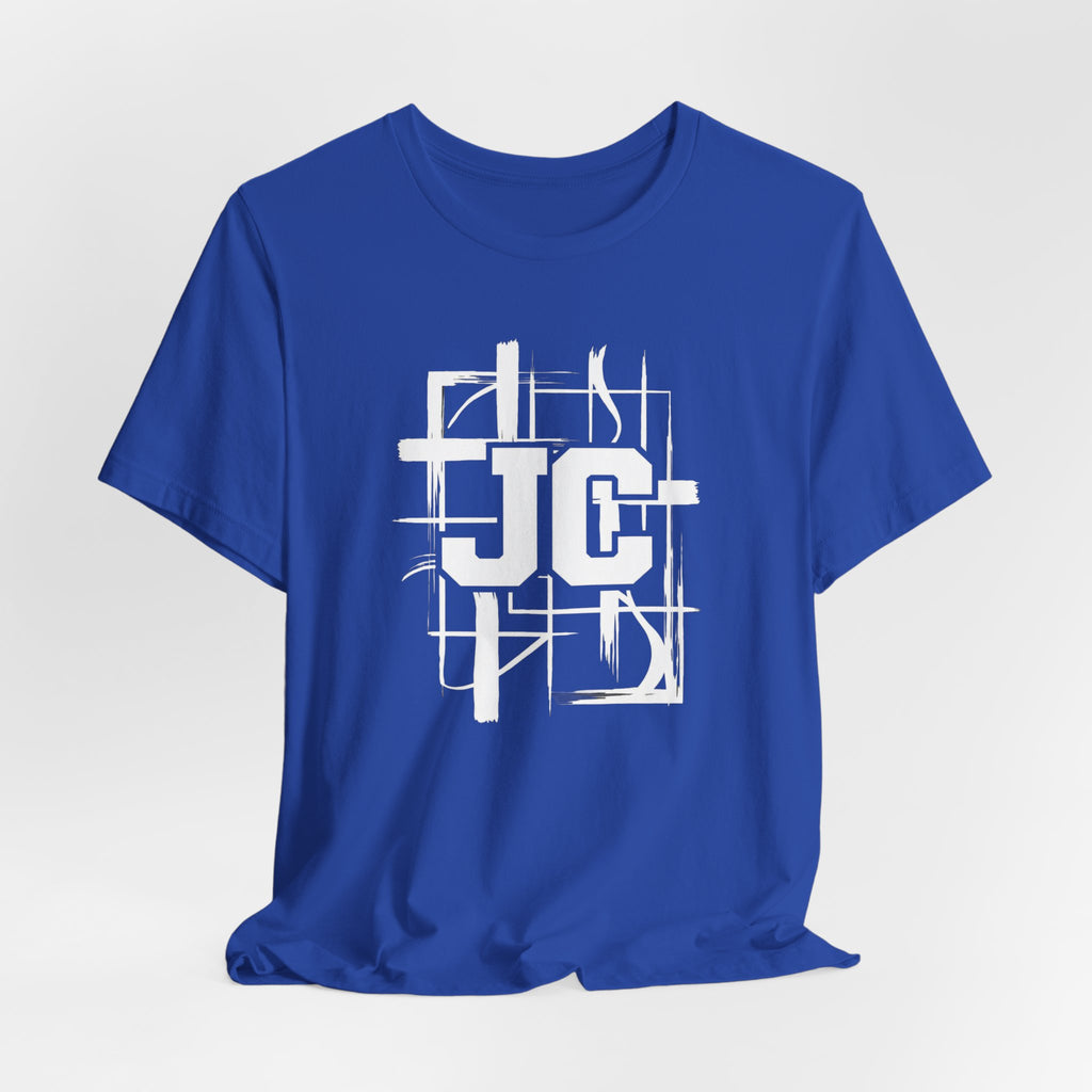 JC Monogram Shirt, Jesus Christ Initials Tee, Christian Streetwear Graphic Tee, Minimalist Faith T Shirt, Unisex Everyday Gift