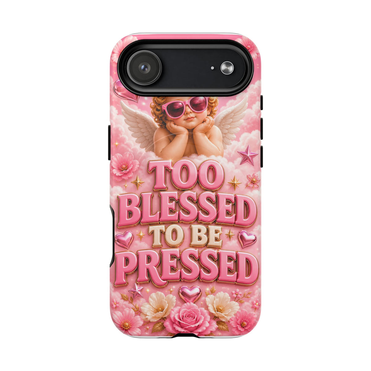 Too Blessed To Be Pressed Magsafe Phone Case
