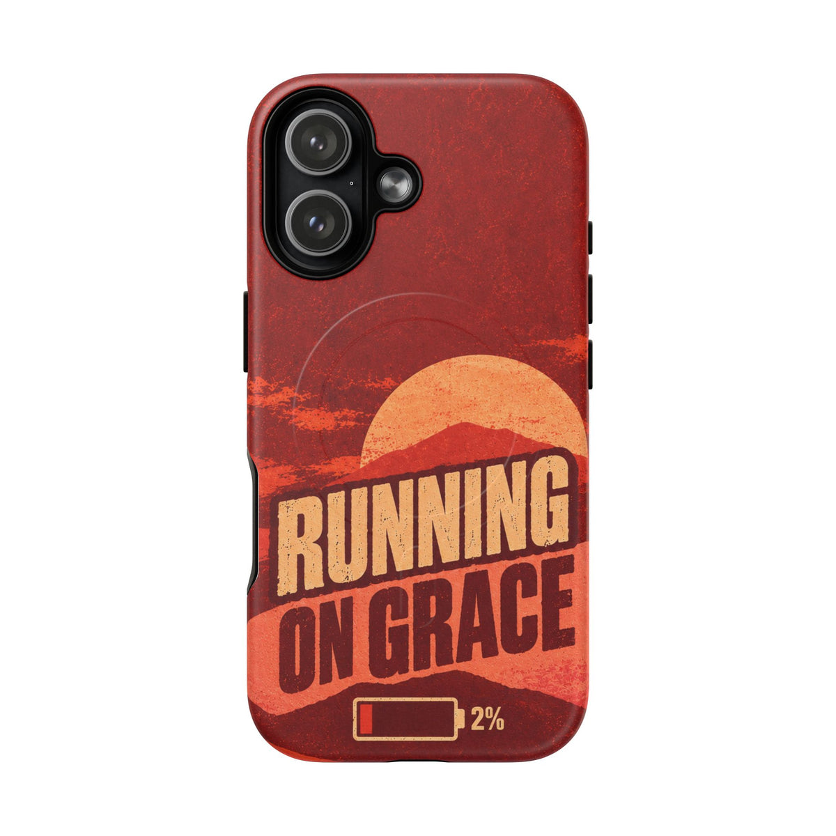 Running on Grace Christian Tough Magnetic Phone Case