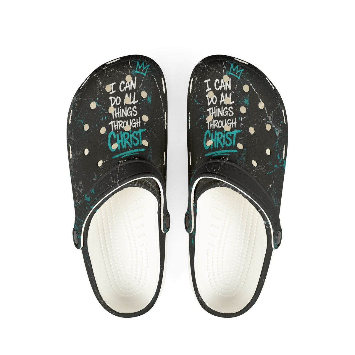 Through Christ EVA Foam Clogs (AOP)