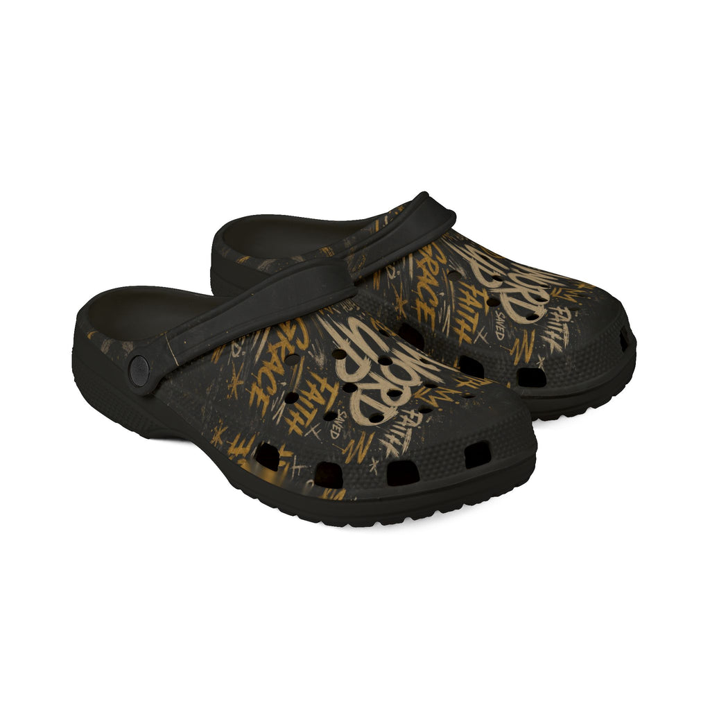 Word Wall EVA Foam Clogs (AOP)