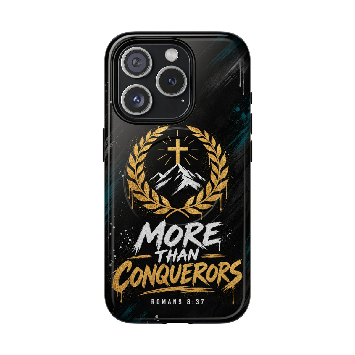More Than Conquerors Phone Case