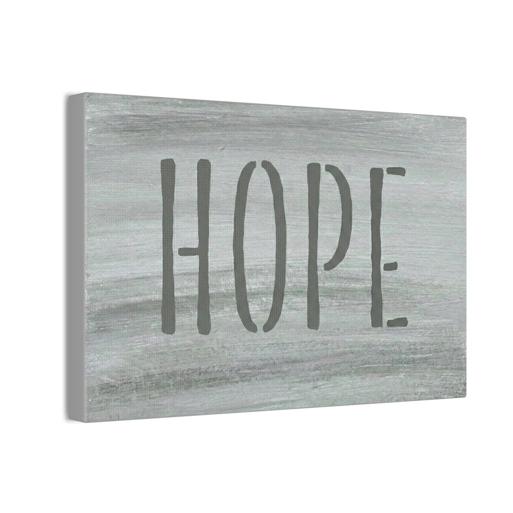 Hope Christian Canvas Wall Art | Minimalist Faith Quote Print | Modern Neutral Home Decor | 1 Thessalonians Inspired