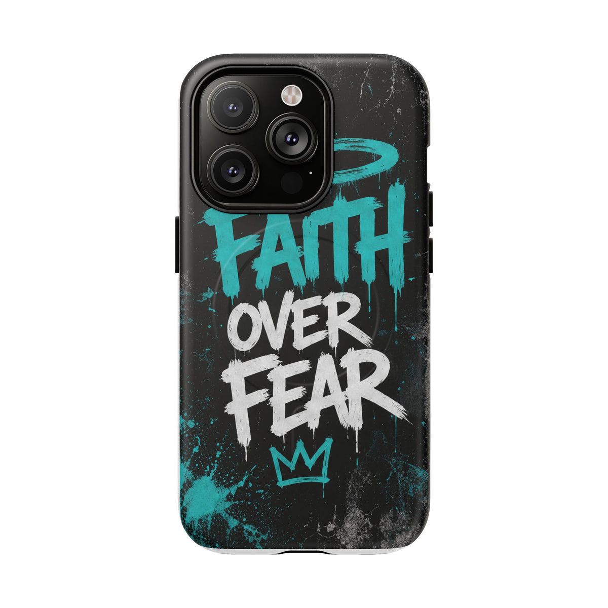 Faith Over Fear Christian Graffiti Phone Case