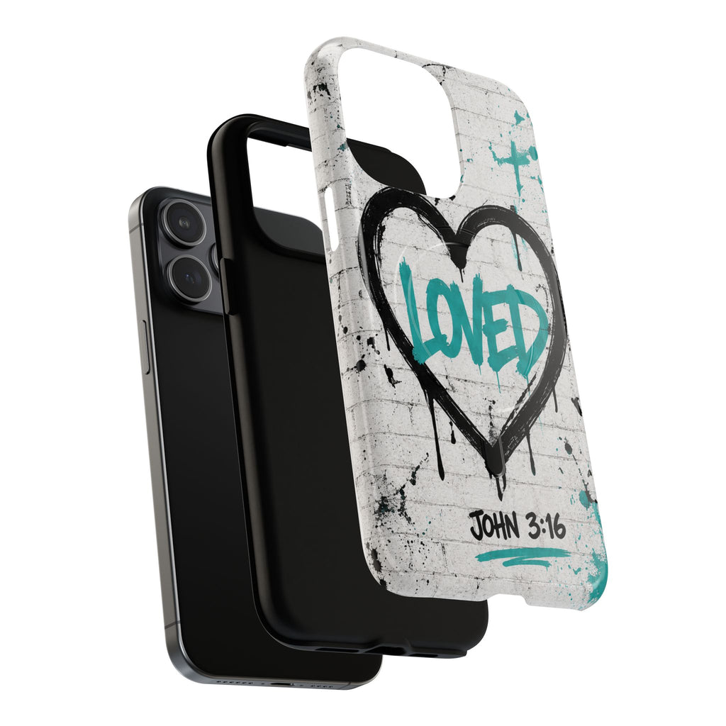 Loved John 3:16 Christian Tough Magnetic Phone Case