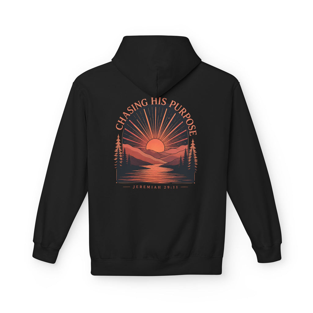 Chasing His Purpose Hoodie, Jeremiah 29:11 Hoodie, Christian Hoodie, Faith Based Sweatshirt, Christian Streetwear, Religious Gift