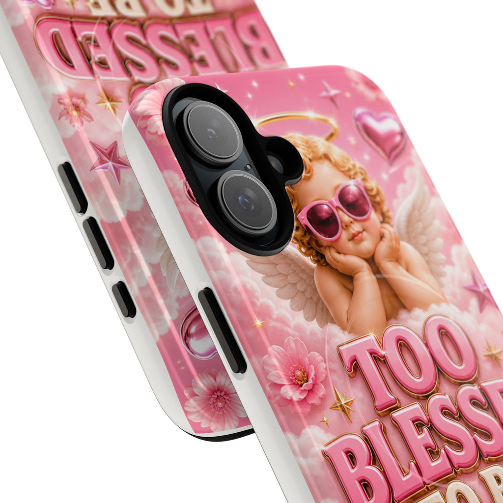 Too Blessed To Be Pressed MagSafe Tough Phone Case