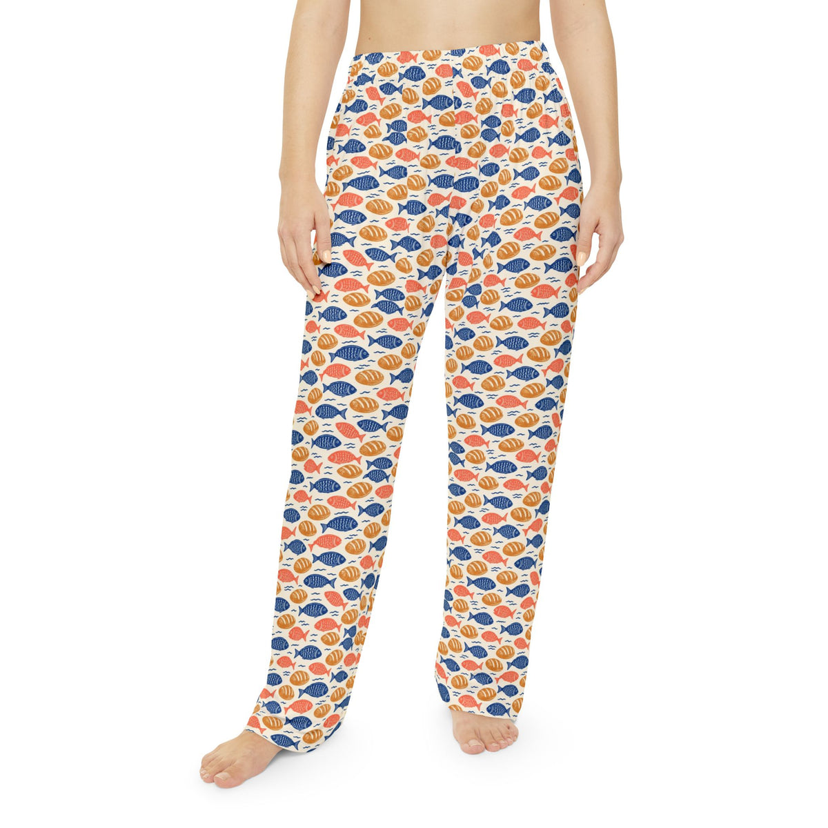 Loaves and Fishes Retro Christian Pajama Pants