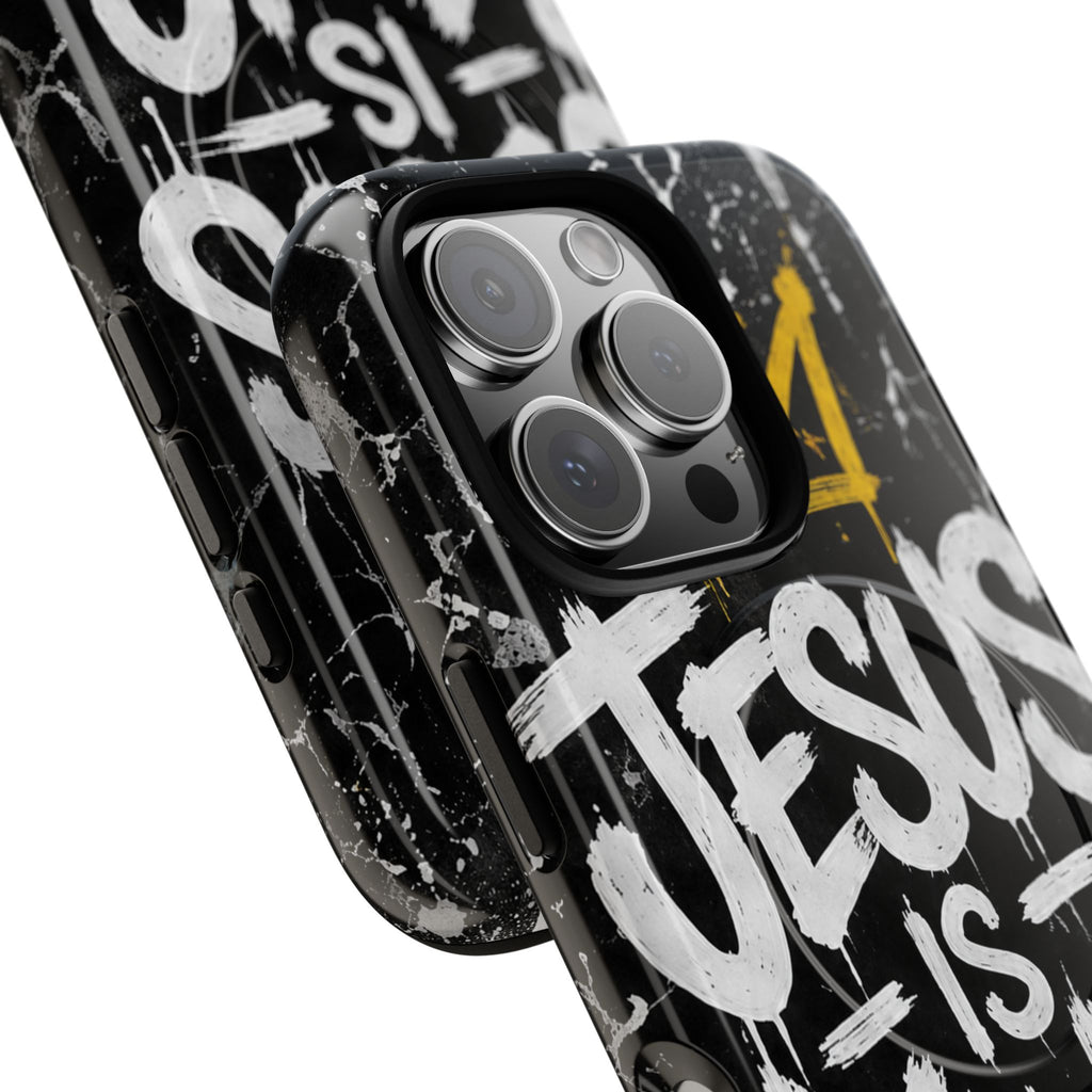 Jesus Is King Christian Graffiti Tough Magnetic Phone Case