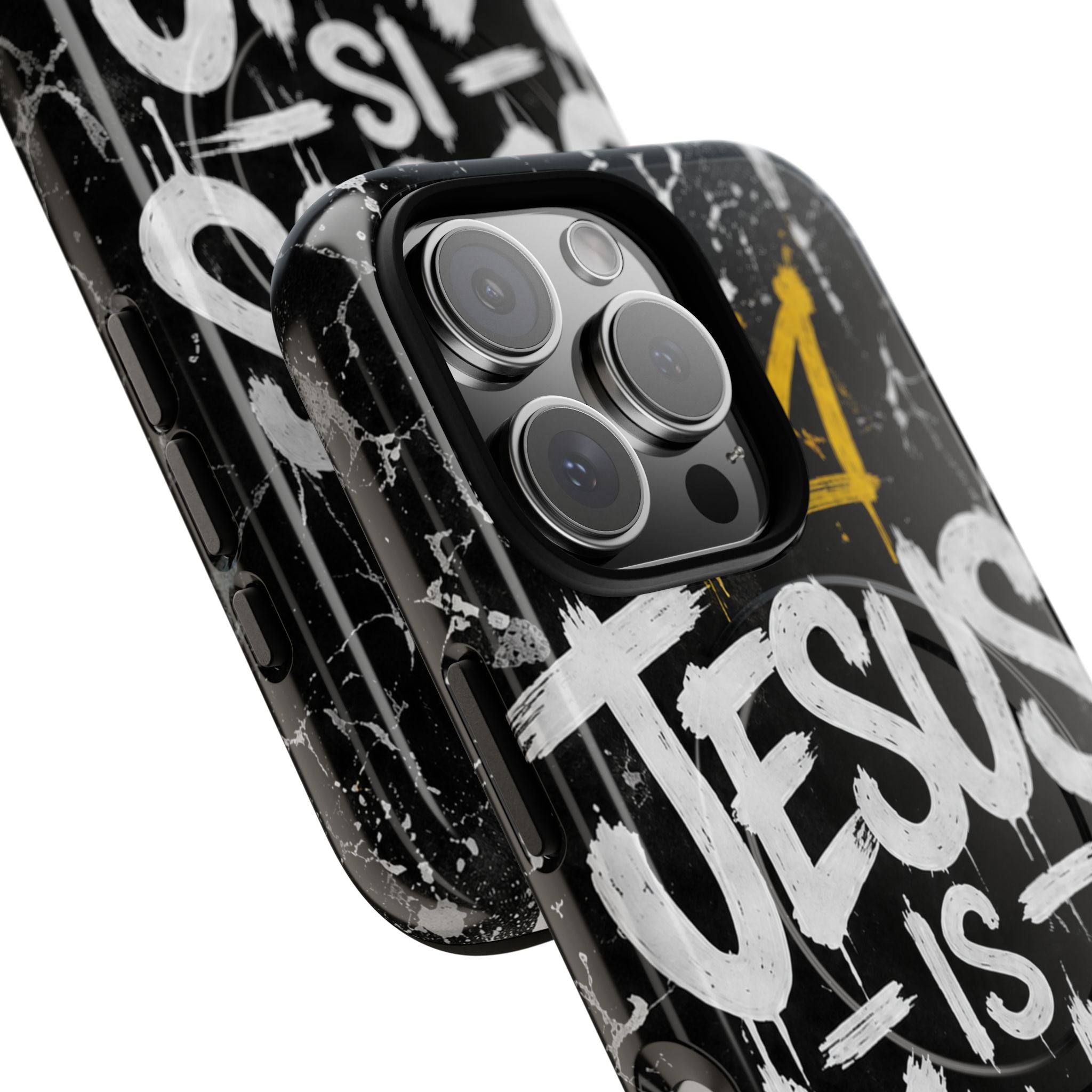 Jesus Is King Christian Graffiti Tough Magnetic Phone Case