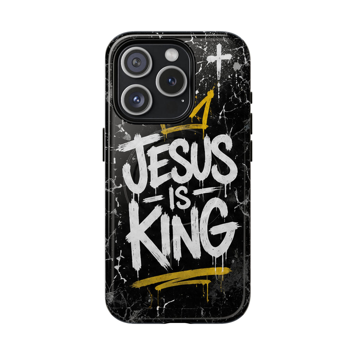 Jesus Is King Christian Graffiti Phone Case