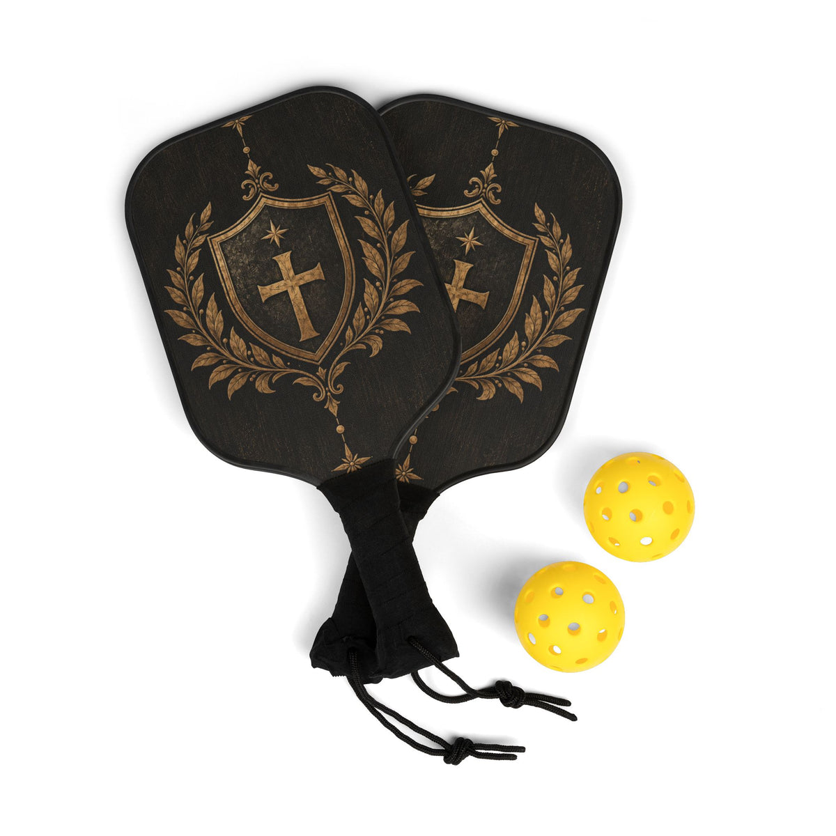 Etched Shield Pickleball Kit