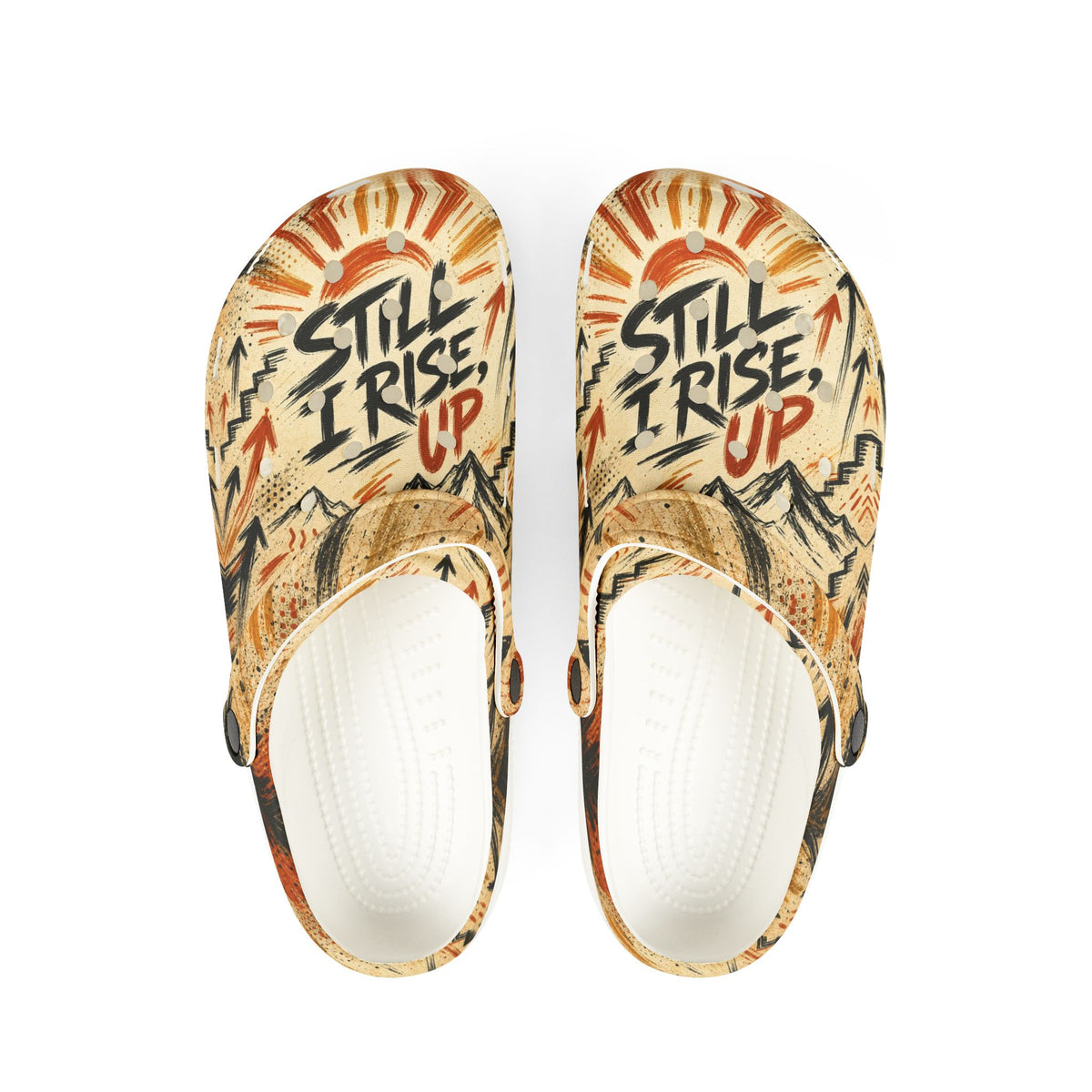 Still I Rise EVA Foam Clogs (AOP)