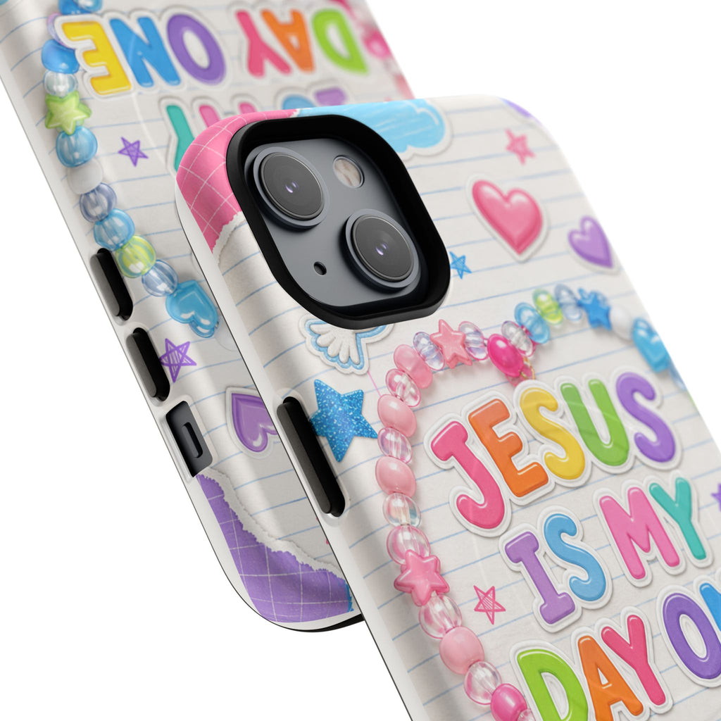 Jesus Is My Day One MagSafe Tough Phone Case
