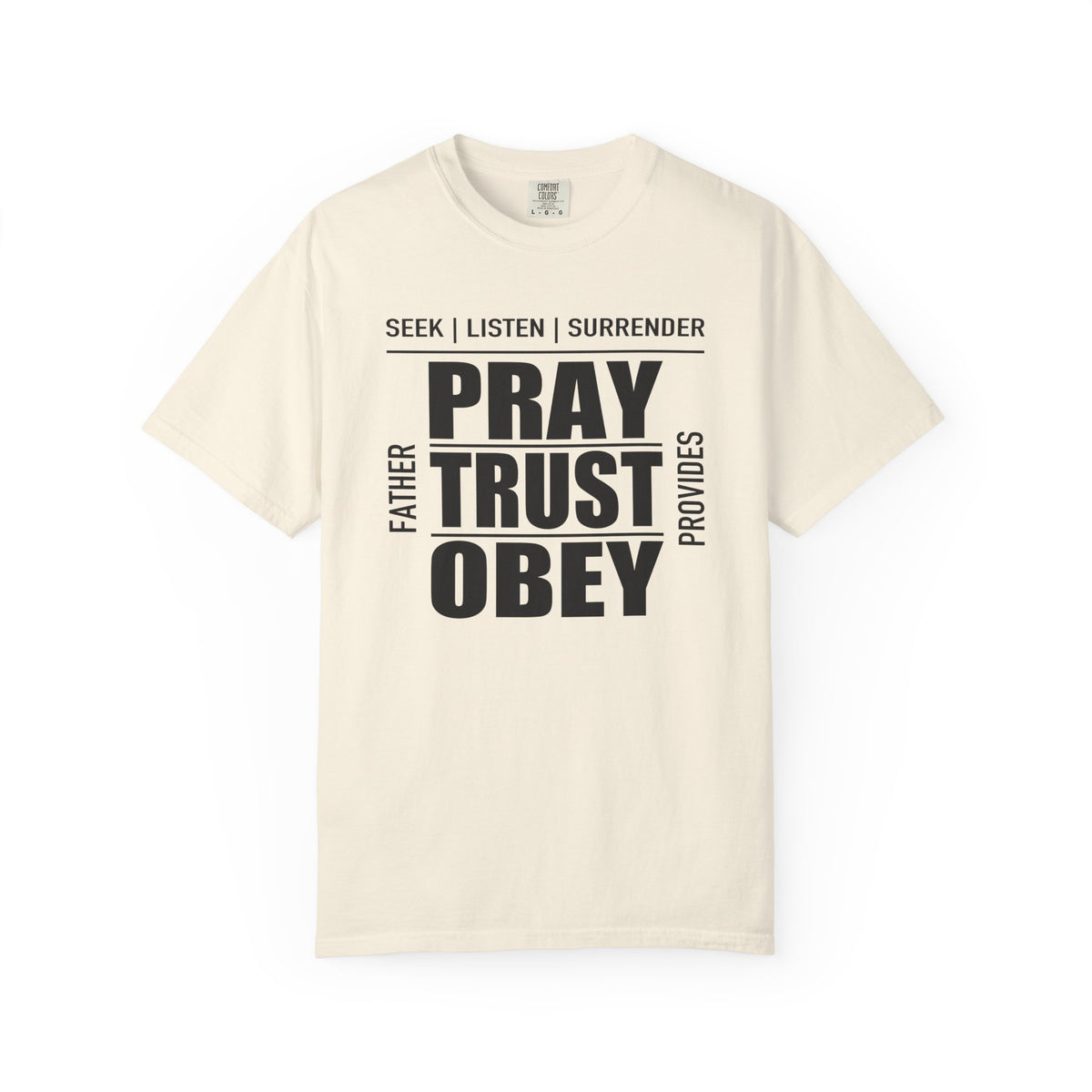 Pray Trust Obey | Christian Tee