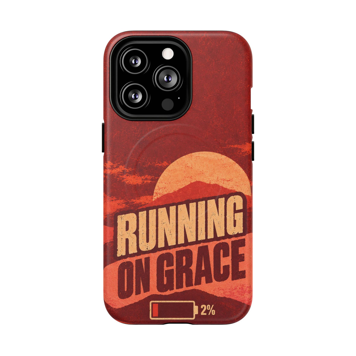 Running on Grace Christian Tough Magnetic Phone Case