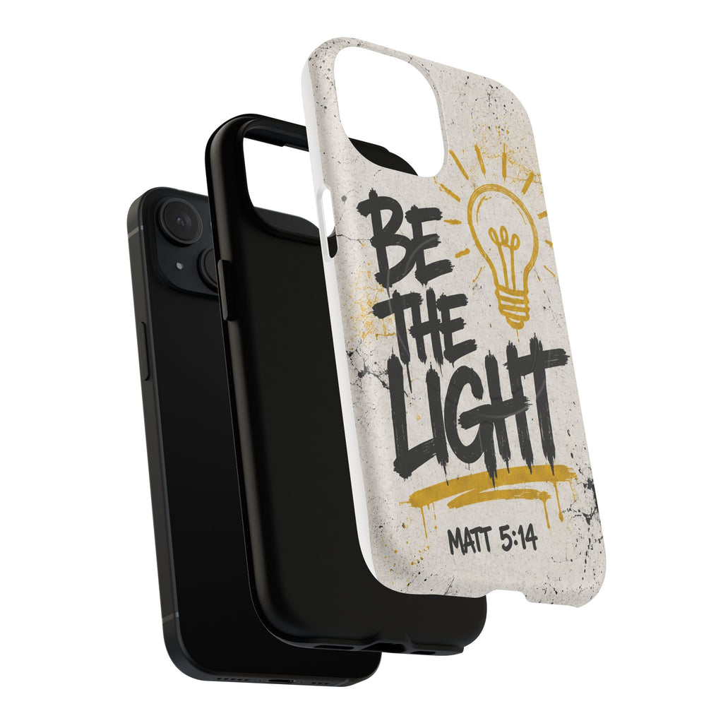 Be the Light Matthew 5:14 Tough Magnetic Phone Case