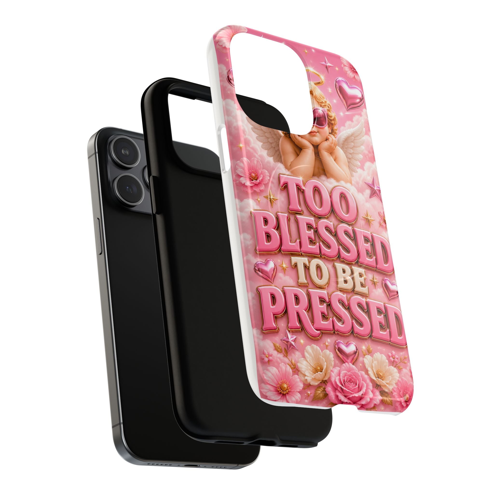 Too Blessed To Be Pressed MagSafe Tough Phone Case