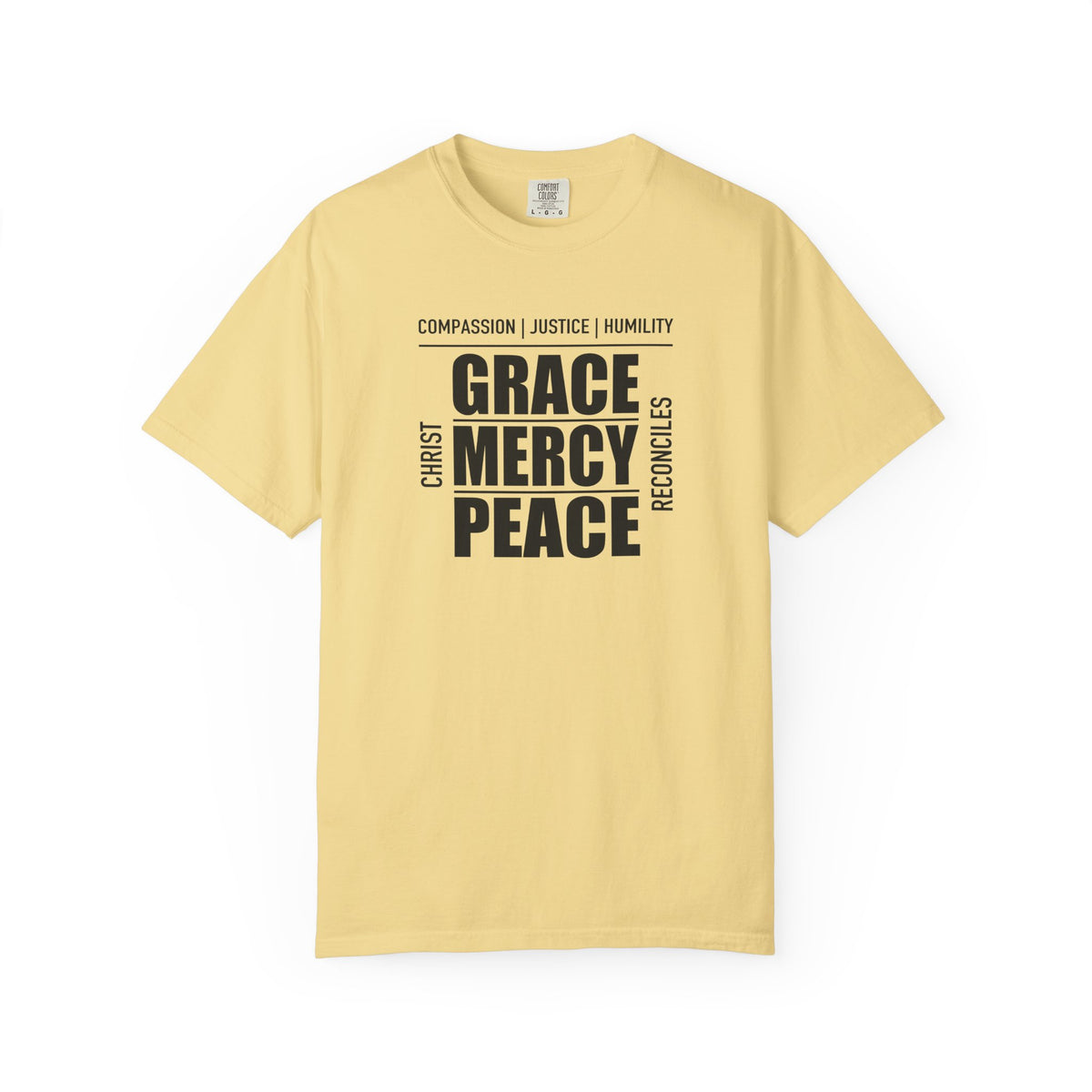 Grace Mercy Peace | Christian Tee